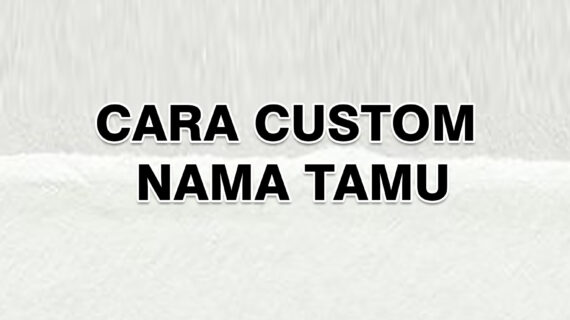 Custom Nama Tamu